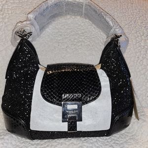 Michael Kors Collection Bancroft - Glitter and Snakeskin print